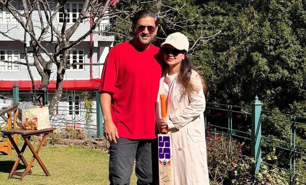 MS Dhoni Enjoying Vacation With Wife Sakshi Following Her Birthday